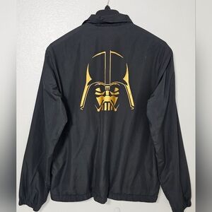 Star Wars x LRG Darth Vader Coach Jacket Black Streetwear Windbreaker